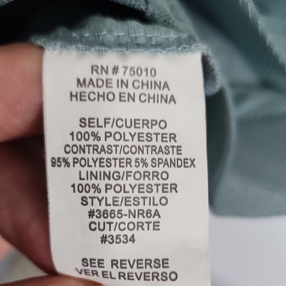 Jodi Kristopher Teal Lace Dress - Picture 10 of 11